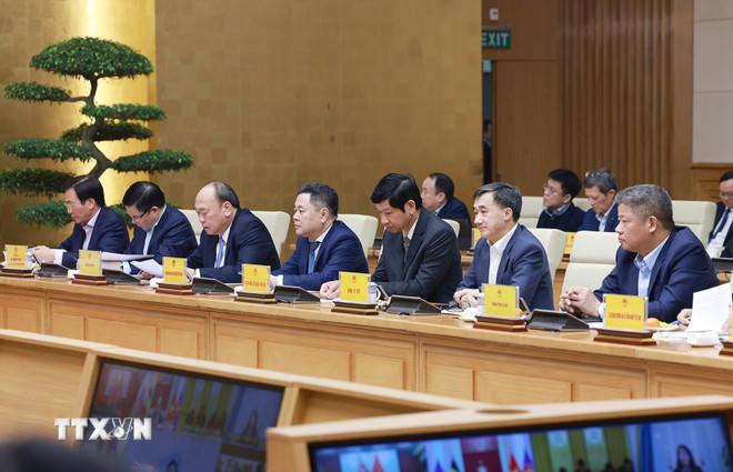 Các đại biểu tham dự Hội nghị tổng kết công tác ngoại giao kinh tế năm 2025 và kế hoạch triển khai nhiệm vụ 2026. (Ảnh: Dương Giang/TTXVN).