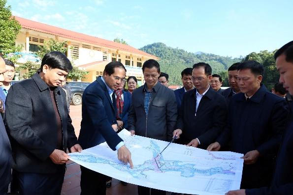 Lãnh đạo tỉnh Thái Nguyên làm việc với xã Bằng Thành vào cuối tháng 12/2025, đây là xã vùng cao khó khăn và xa trung tâm tỉnh Thái Nguyên nhất. Ảnh: TN.