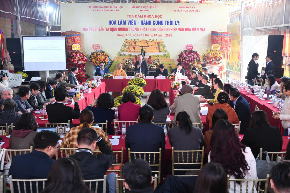 Toàn cảnh toạ đàm. Ảnh: Phạm Sỹ.