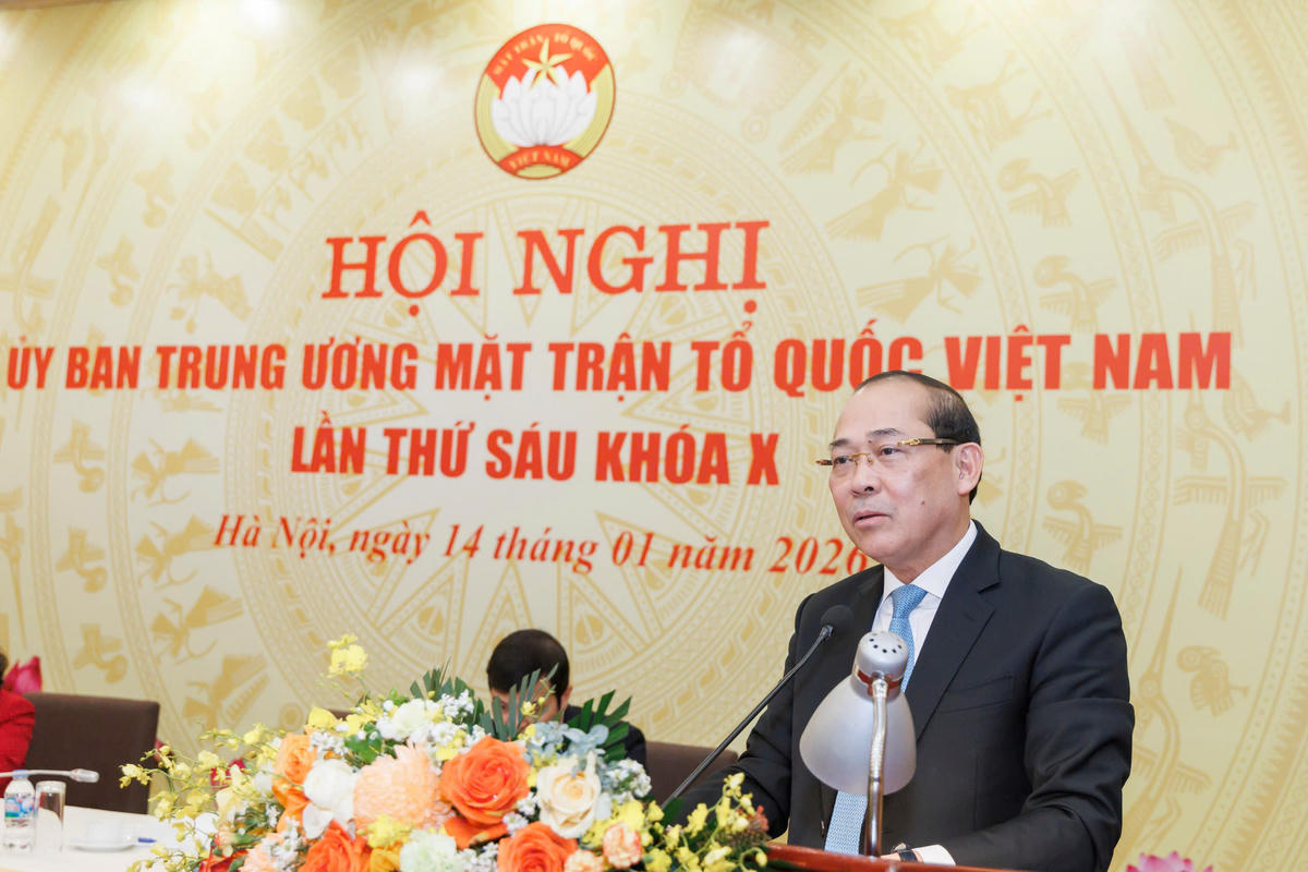 Phó Chủ tịch Hoàng Công Thủy phát biểu tại Hội nghị. Ảnh: Quang Vinh.