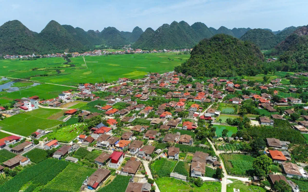 Phấn đấu đến năm 2030 tỉnh Lạng Sơn có 60% xã đạt chuẩn nông thôn mới.&nbsp;Ảnh: Báo Lạng Sơn