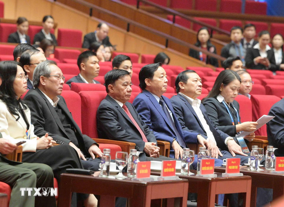 Đại biểu tham dự buổi tổng duyệt. (Ảnh: Phương Hoa/TTXVN)