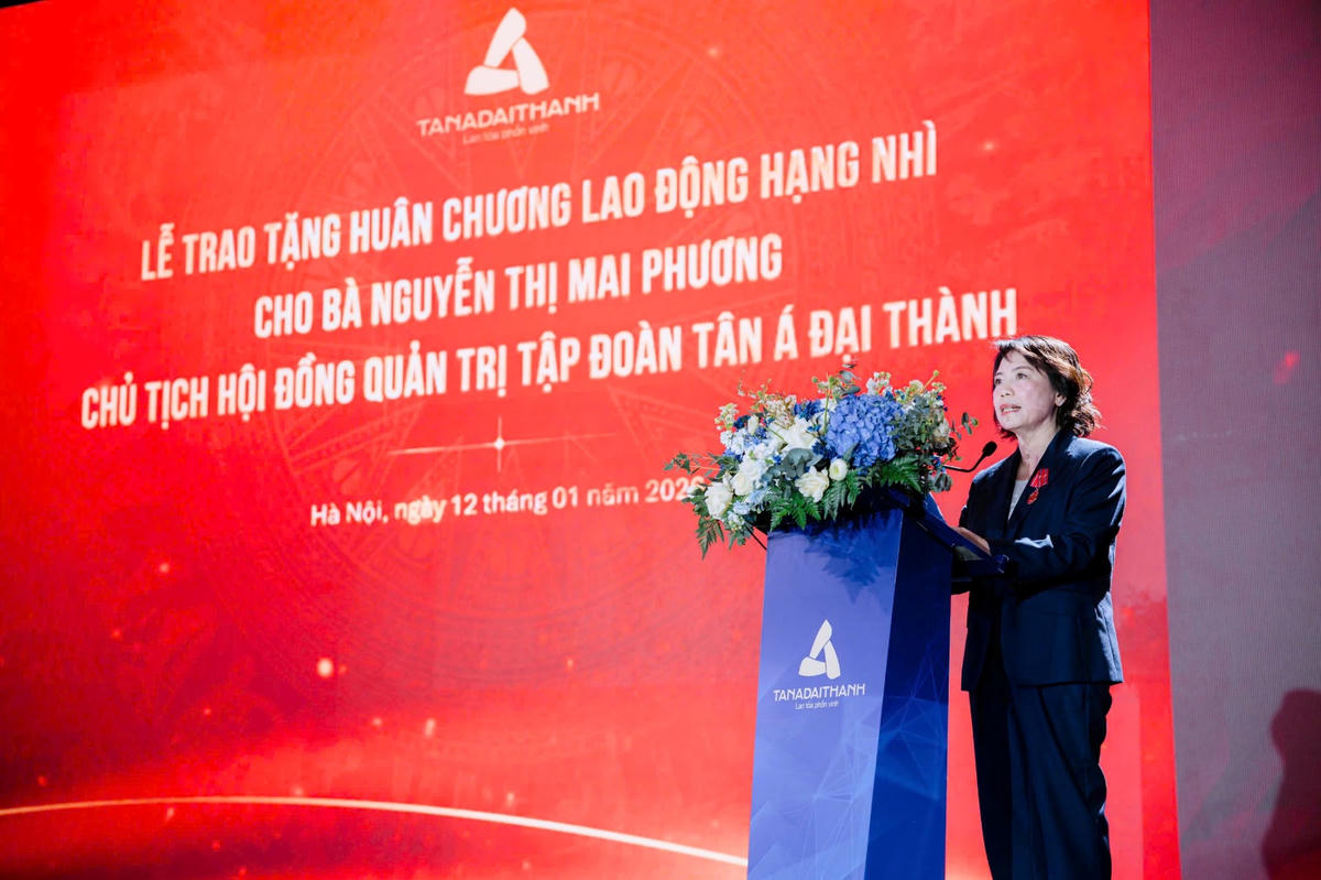 Bà Nguyễn Thị Mai Phương phát biểu tại sự kiện.