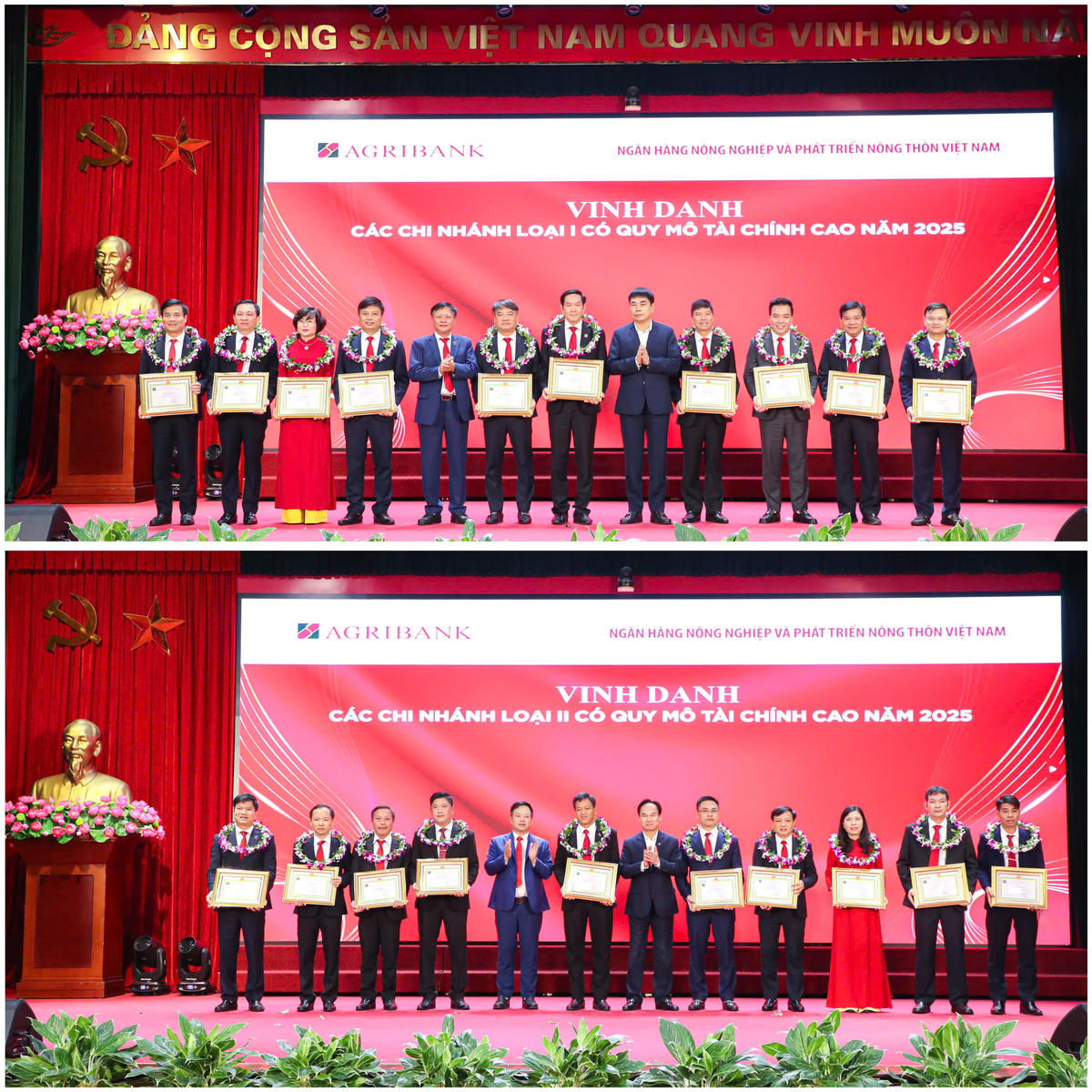 Vinh danh các chi nhánh có quy mô tài chính lớn, tăng trưởng và hiệu quả hoạt động nổi bật năm 2025