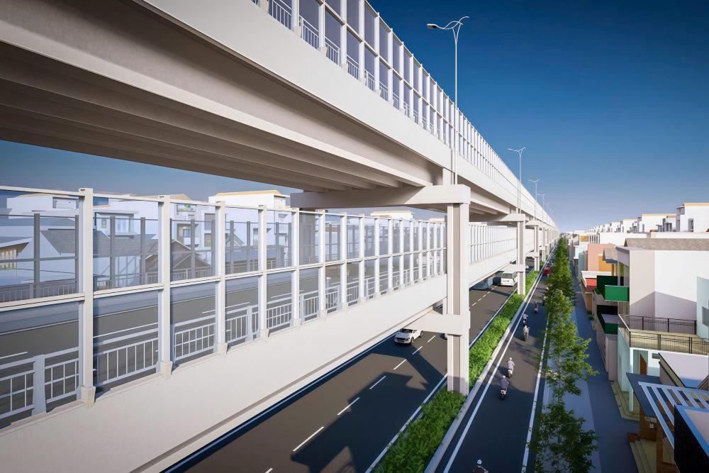 Phối cảnh dự án cầu Phú Mỹ 2. Ảnh: SGCC.