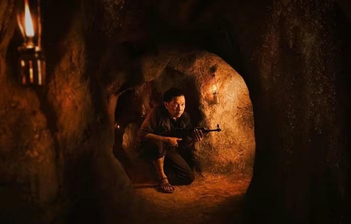 Cảnh trong phim "Địa đạo: Mặt trời trong bóng tối". Ảnh: ĐPCC.