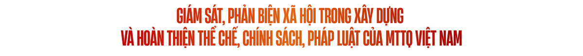 Phát huy quyền làm chủ của Nhân dân trong tham gia xây dựng và hoàn thiện thể chế, tăng cường khối đại đoàn kết toàn dân tộc; phương hướng, giải pháp trong nhiệm kỳ Đại hội XIV của Đảng