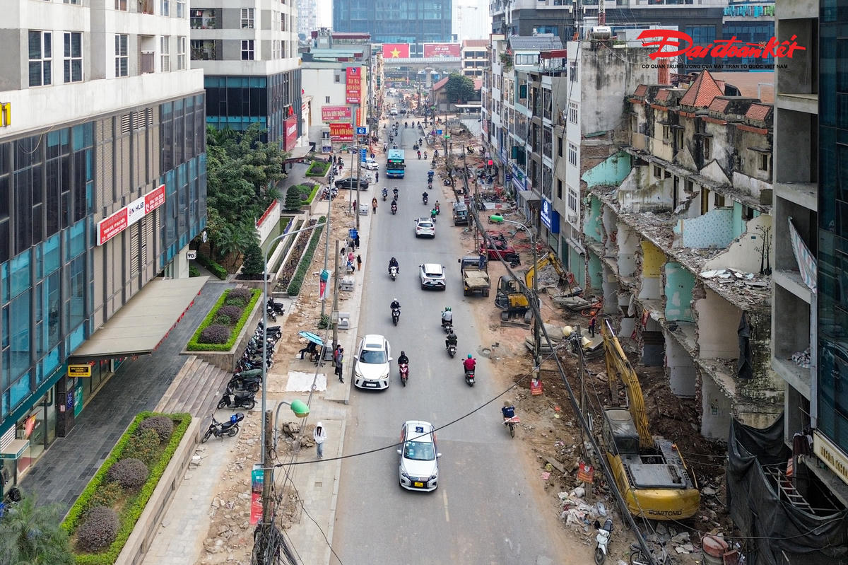 Theo thiết kế, dự án có chiều dài khoảng 720 m, kéo dài từ nút giao Nguyễn Trãi đến ngõ 162 Nguyễn Tuân.