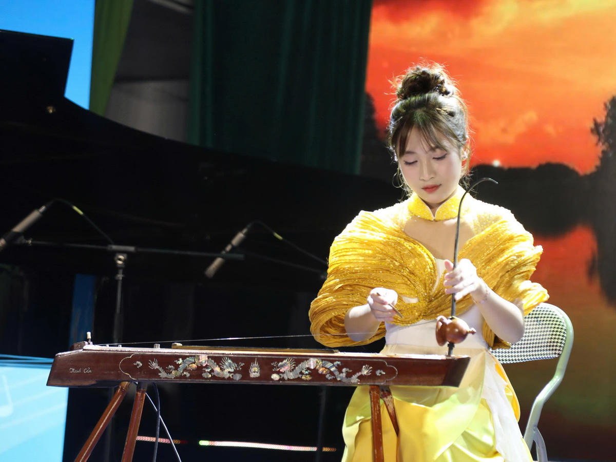 Một tiết mục dự thi tại liên hoan.