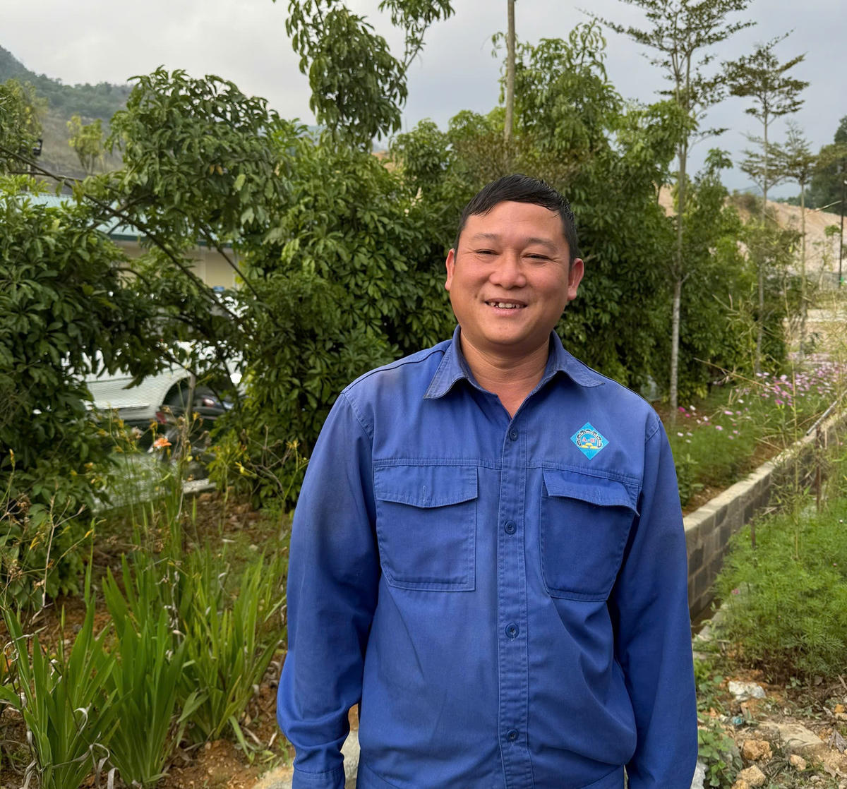 Anh Nguyễn Đình Vận chia sẻ về sự quan tâm, chăm lo của tổ chức Công đoàn đối với người lao động. Ảnh: N.Q