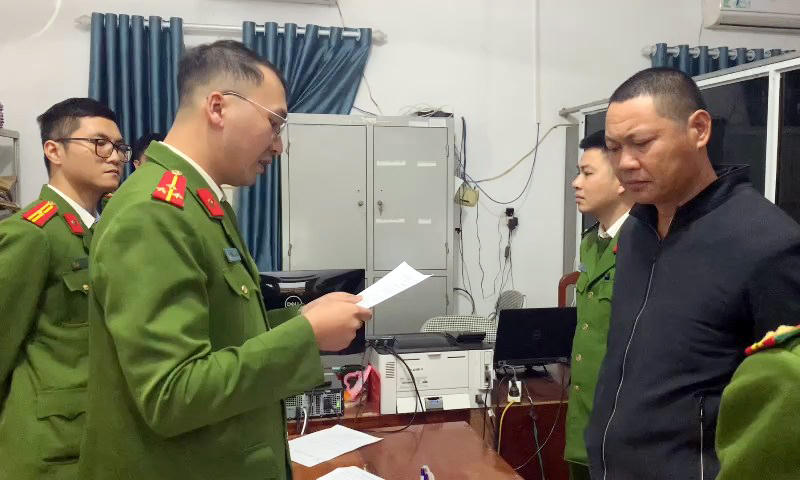 Đối tượng Phan Hữu Quý. Ảnh: Công an tỉnh Thái Nguyên.