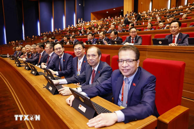 Đại biểu dự phiên họp trù bị. (Ảnh: TTXVN).