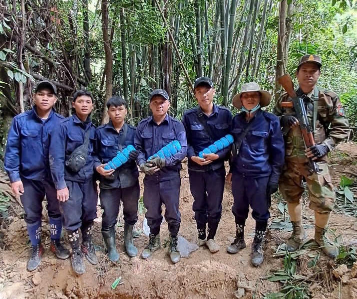 Đội K53 đã quy tập thêm 5 hài cốt liệt sĩ Việt Nam hy sinh tại Lào và Campuchia. Ảnh: CV.