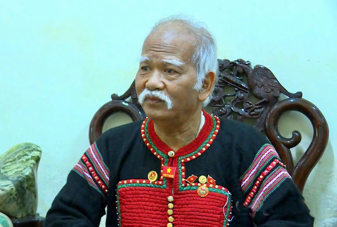 Ông Ksor Phước, nguyên Ủy viên Trung ương Đảng, nguyên Bộ trưởng, Chủ nhiệm Ủy ban Dân tộc, nguyên Bí thư Tỉnh ủy Gia Lai nói. Ảnh: CV.