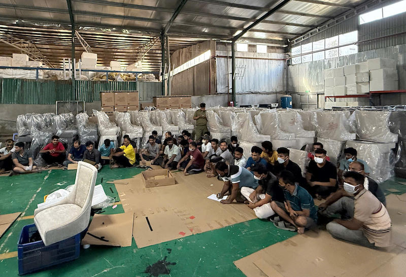 Xử lý nhiều doanh nghiệp sử dụng người nước ngoài cư trú bất hợp pháp

 