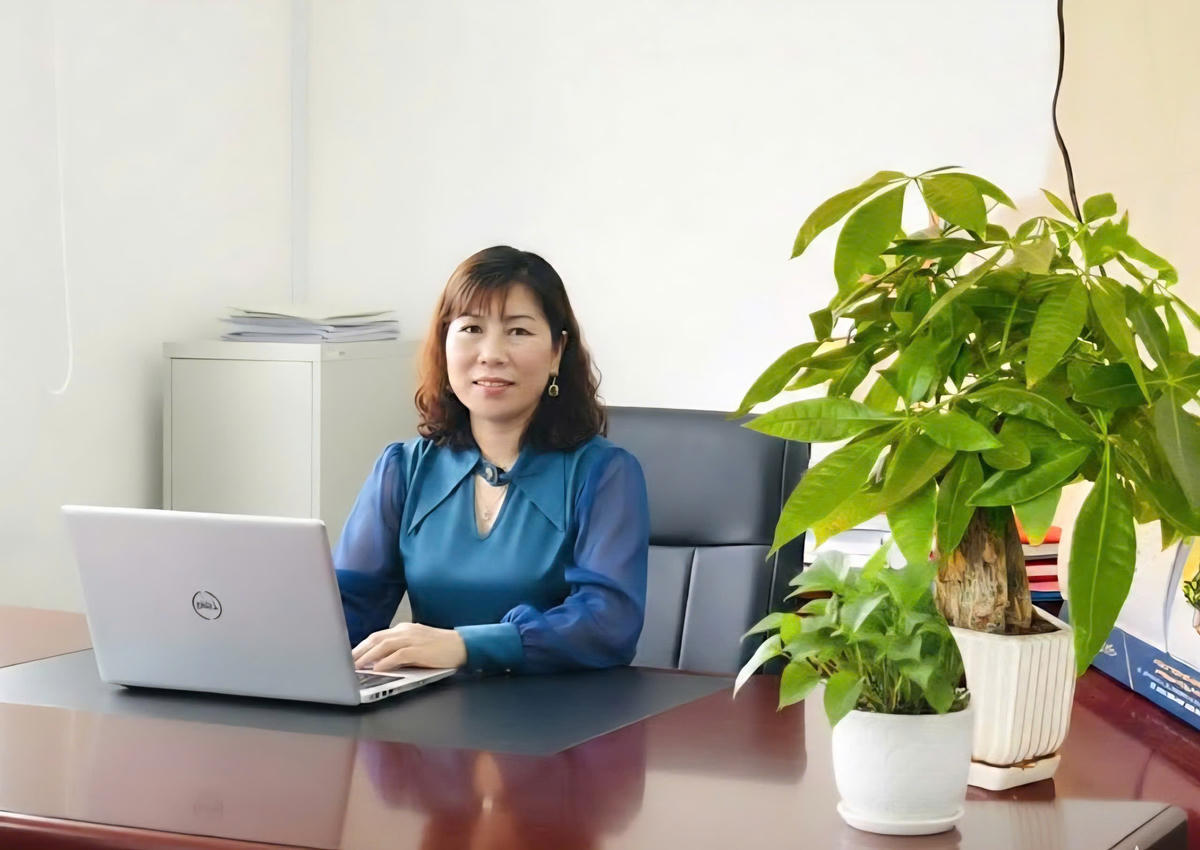 Bà Nguyễn Thị Tú Oanh, Hiệu trưởng Trường Mầm non Phúc Lộc&nbsp;(xã Tùng Lộc, tỉnh Hà Tĩnh).