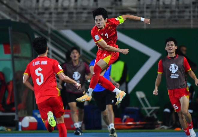Thống kê của Đình Bắc ở Vòng chung kết U23 châu Á 2026 là một trong những màn trình diễn cá nhân xuất sắc nhất trong lịch sử bóng đá Việt Nam. (Ảnh: afc).