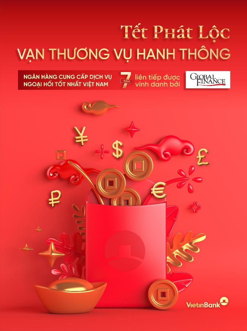 VietinBank 7 năm liên tiếp được vinh danh “Ngân hàng cung cấp dịch vụ ngoại hối tốt nhất Việt Nam”