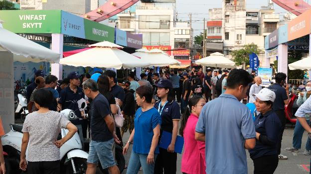 Ở các điểm cầu, sự kiện luôn thu hút đông đảo người tham gia