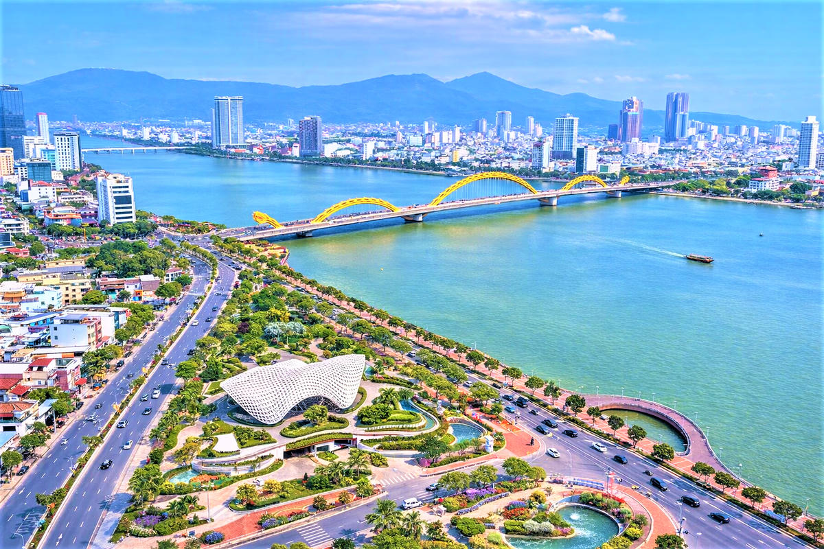 Một góc Trung tâm TP Đà Nẵng. Ảnh: CV.