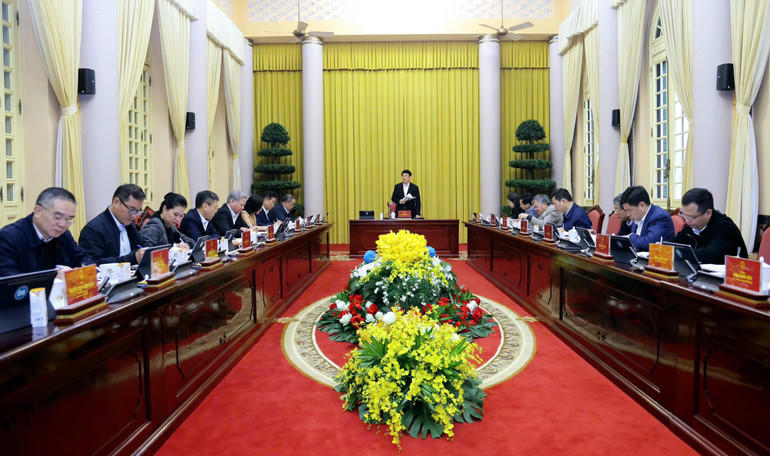 Quang cảnh buổi làm việc