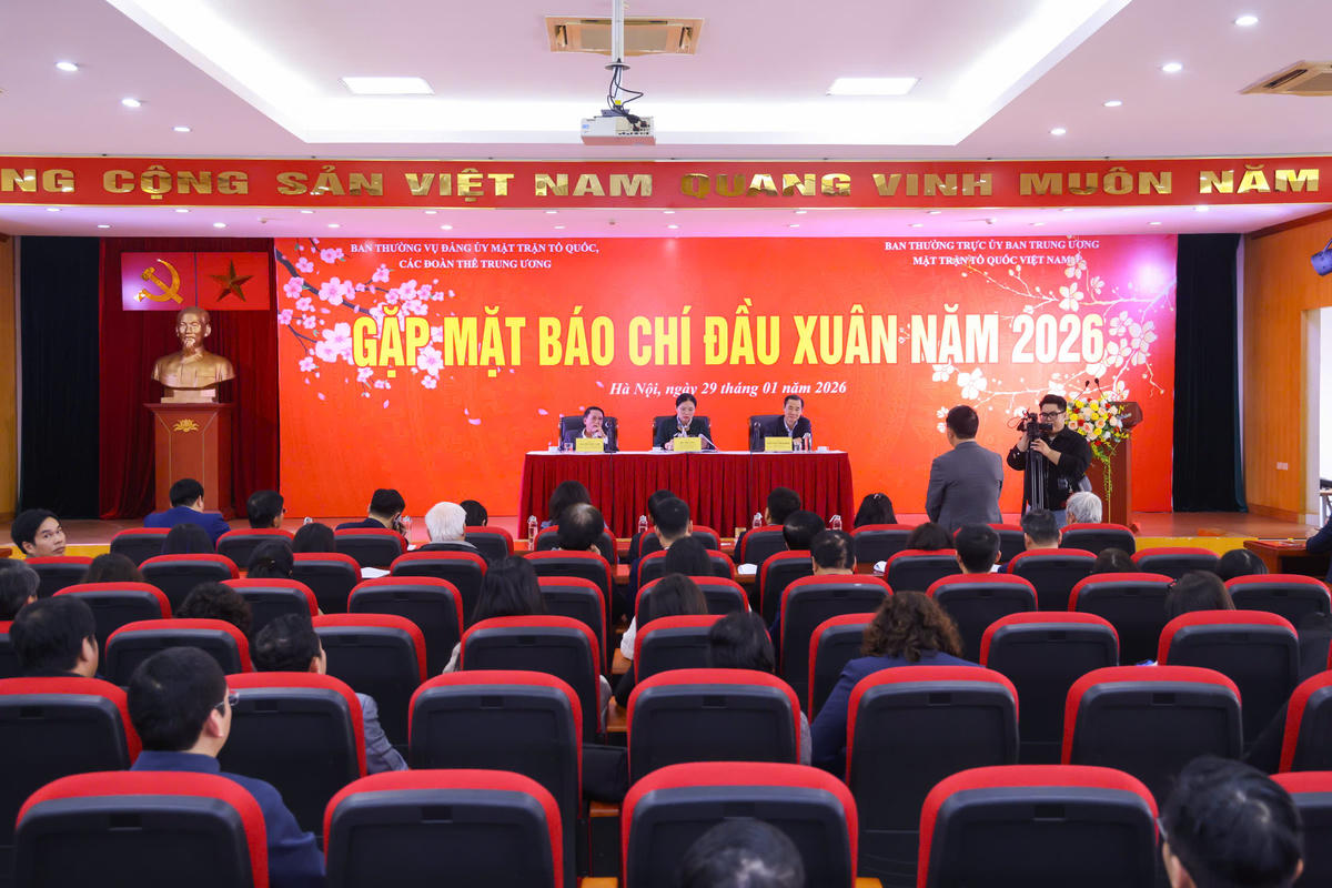 Quang cảnh cuộc gặp mặt. Ảnh: Quang Vinh.