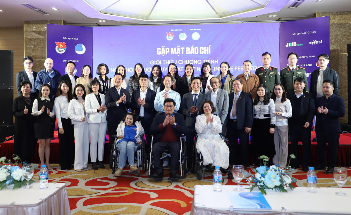 Chương trình "Ngày hội Người khuyết tật Việt Nam" – INSPIRE FEST 2026 hướng tới chăm lo cho hơn 8 triệu người khuyết tật tại Việt Nam. Ảnh: Đăng Hải