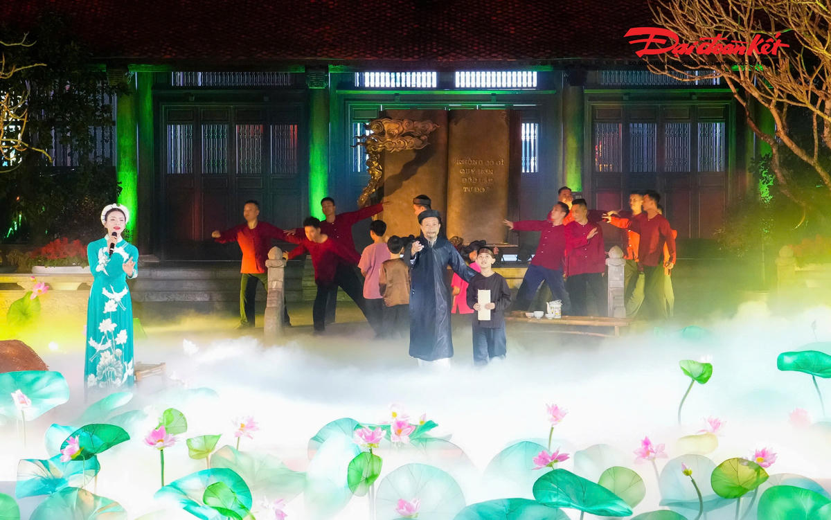 Bốn điểm cầu được thiết kế theo mô hình “mạch nguồn – lan tỏa – hội tụ”, trong đó mỗi điểm cầu đảm nhiệm một chức năng tư tưởng riêng, tạo nên sự kết nối chặt chẽ, liền mạch. Ảnh: PB