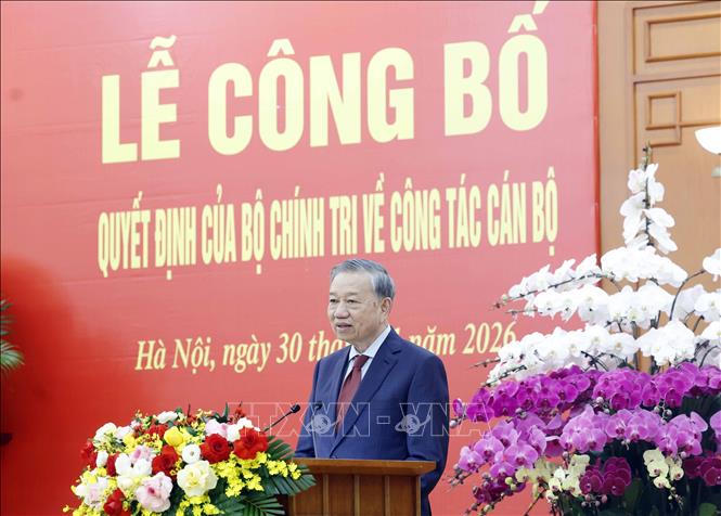 Tổng Bí thư Tô Lâm phát biểu chỉ đạo. Ảnh: Thống Nhất/TTXVN