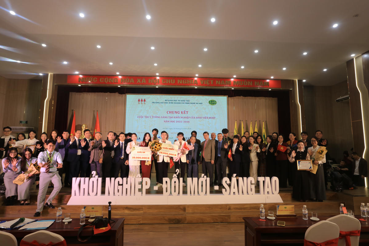 Qua cuộc thi, nhà trường tiếp tục khẳng định vai trò “bệ phóng” nuôi dưỡng khát vọng khởi nghiệp cho sinh viên.