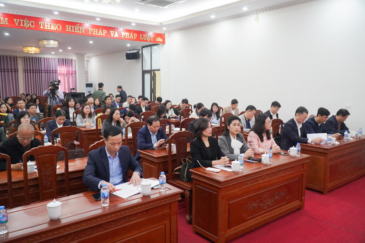 Các đại biểu dự hội nghị. Ảnh: Đình Minh