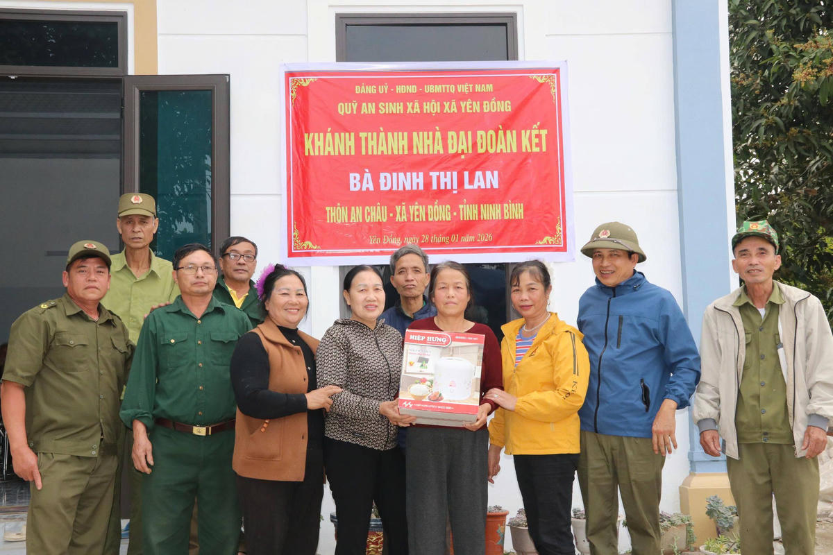 Xuân ấm trong những ngôi nhà đại đoàn kết