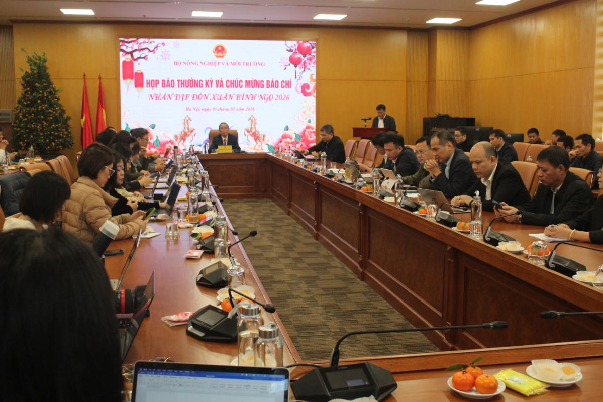 Toàn cảnh buổi họp báo. Ảnh: CK