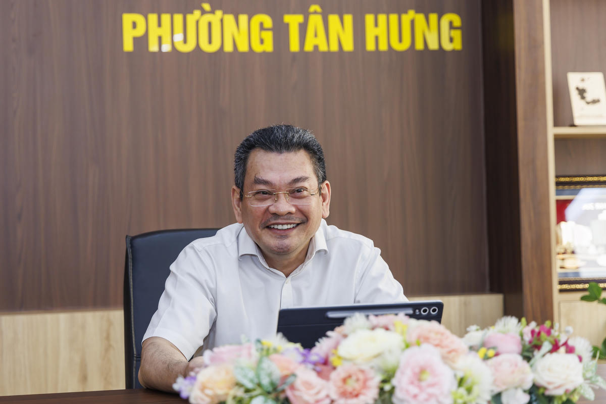 Bí thư Đảng ủy phường Tân Hưng, TP.HCM Hoàng Minh Tuấn Anh. Ảnh: Quang Vinh&nbsp;