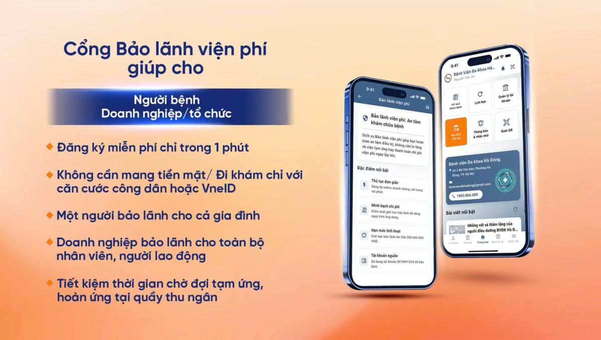 Cổng bảo lãnh thanh toán viện phí từ SHB.