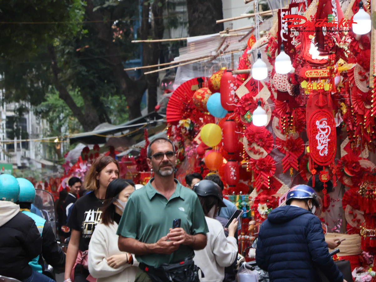 Chợ hoa Xuân Phố cổ 2026 hoạt động hằng ngày từ 8h đến 22h, được mở rộng quy mô trên các tuyến phố Hàng Lược, Hàng Khoai, Hàng Rươi, Hàng Mã và không gian phố bích họa Phùng Hưng.