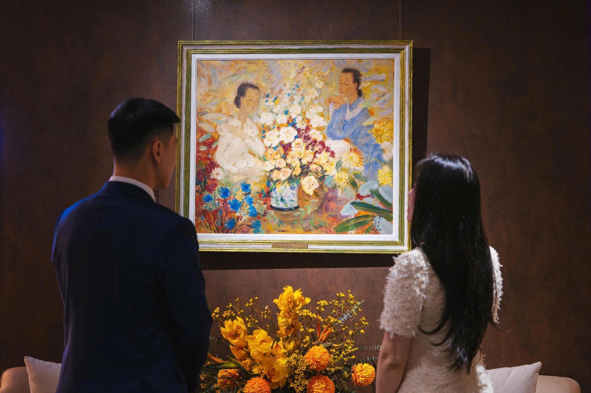 Private Lounge tại Hà Nội được thiết kế như một "art gallery" thu nhỏ