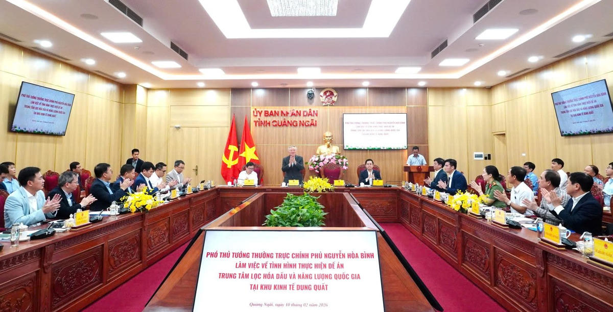 Quang cảnh buổi làm việc. Ảnh: CV.