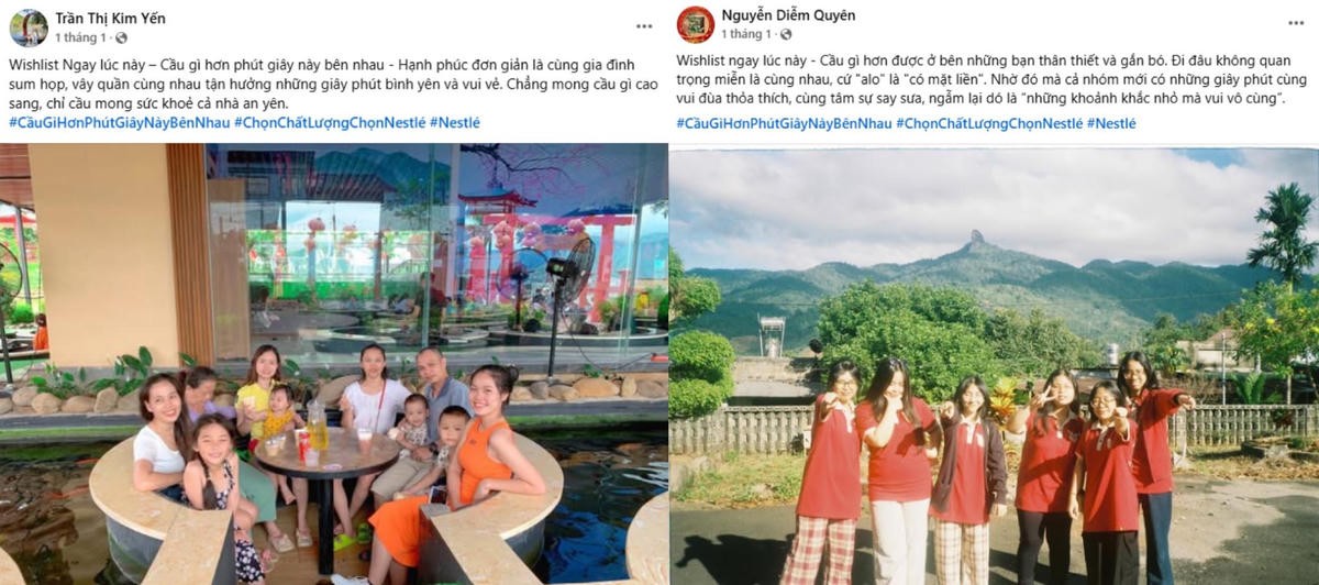 Những bài dự thi gửi về cho Ban tổ chức cuộc thi ảnh “Wishlist Ngay Lúc Này - Cầu Gì Hơn Phút Giây Này Bên Nhau”.