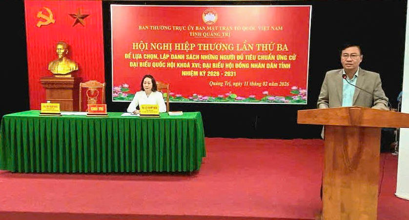 Ông Đào Mạnh Hùng phát biểu tại Hội nghị. Ảnh: LD.