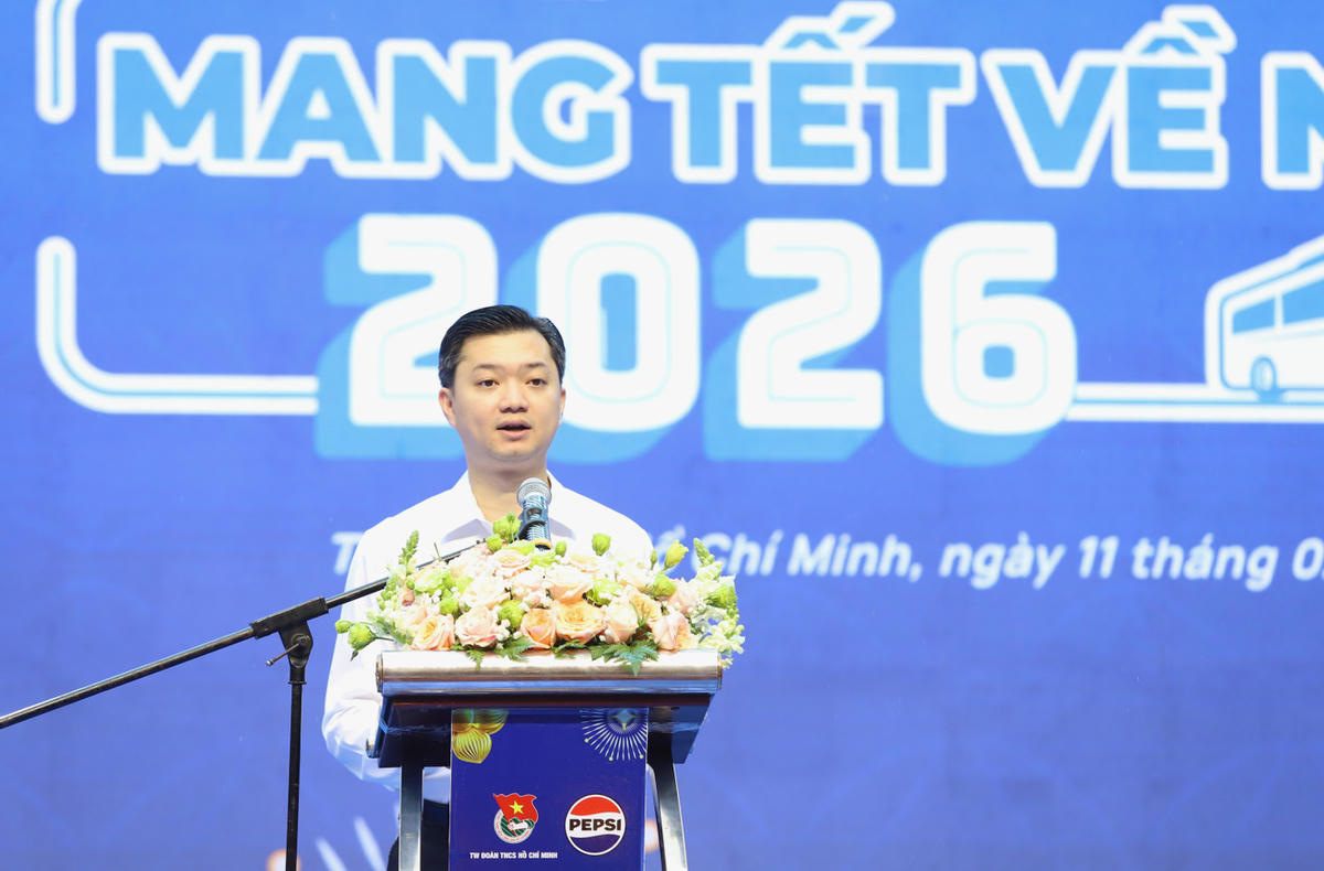 Ông Nguyễn Minh Triết phát biểu tại buổi lễ. Ảnh: N.T.