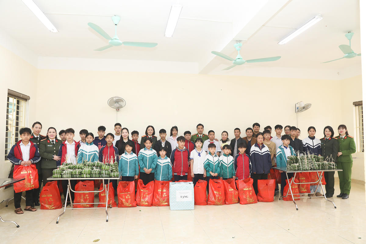 Công an tỉnh Sơn La nơi "ươm mầm" giấc mơ cho trẻ em có hoàn cảnh khó khăn.