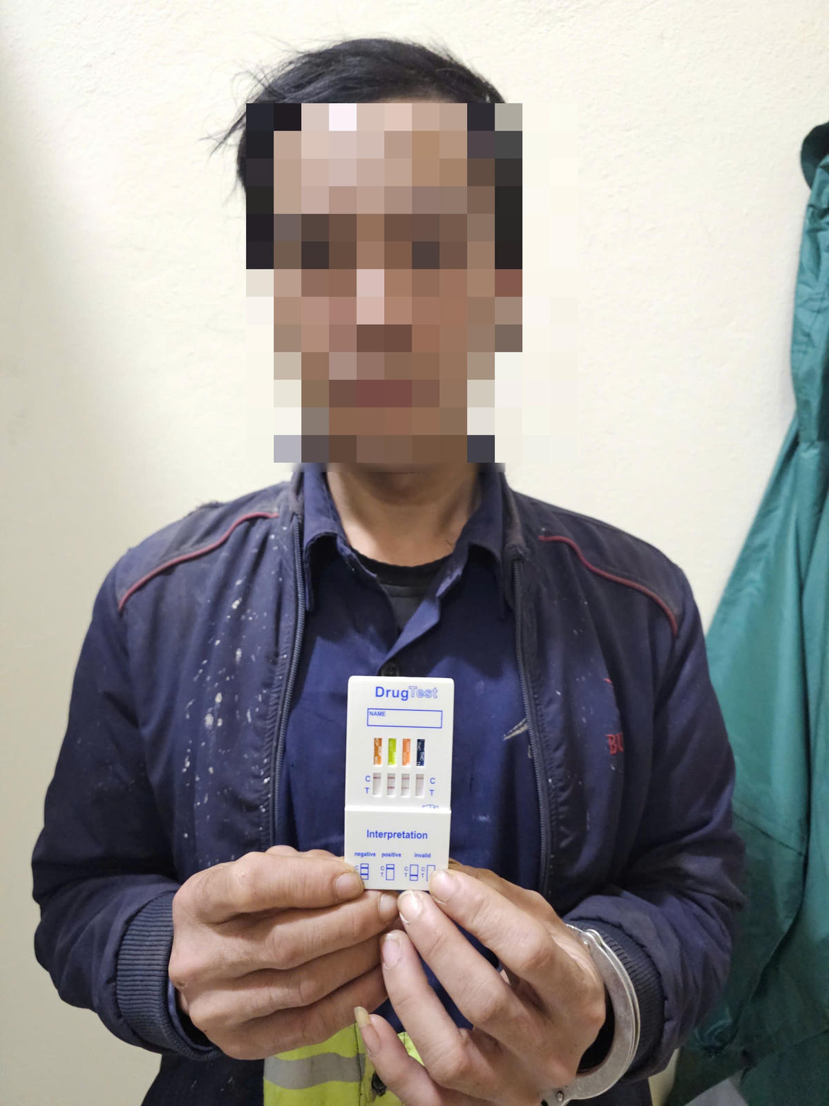 Đối tượng N.H.P tại cơ quan điều tra. Ảnh: Công an tỉnh Phú Thọ.