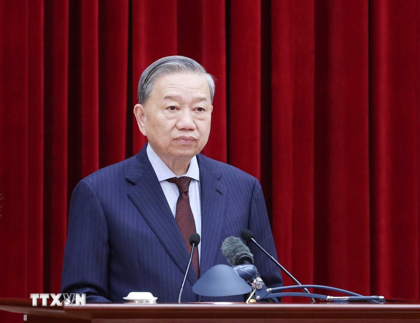 Tổng Bí thư Tô Lâm. (Ảnh: Thống Nhất/TTXVN).