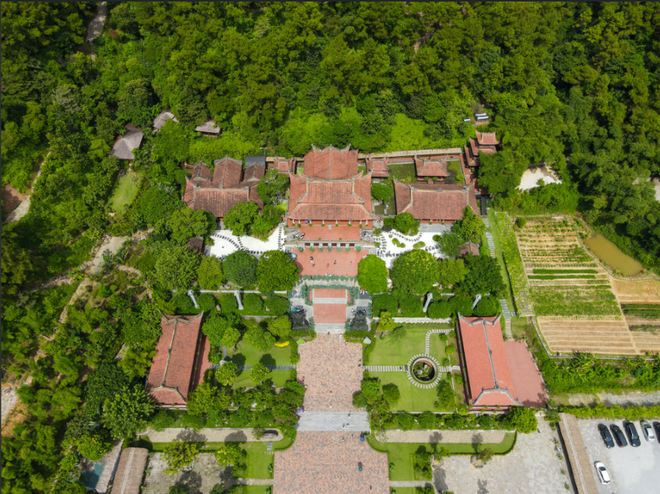 Chùa Địa Tạng Phi Lai (Hà Nam): Mang vẻ đẹp yên bình, kiến trúc độc đáo, thanh tịnh. (Ảnh: Minh Sơn/Vietnam+).