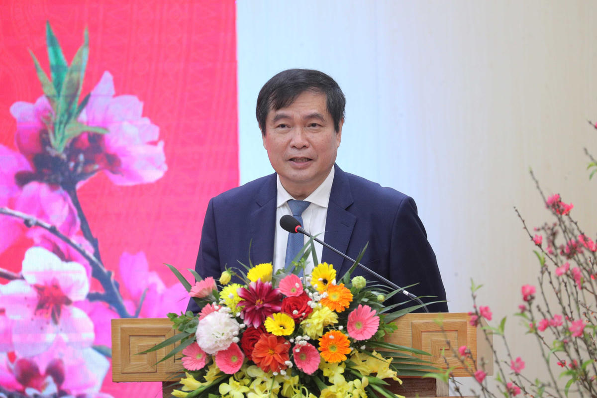 Phó Trưởng Ban Tuyên giáo và Dân vận Trung ương Phan Xuân Thủy phát biểu. Ảnh: Hồ Long