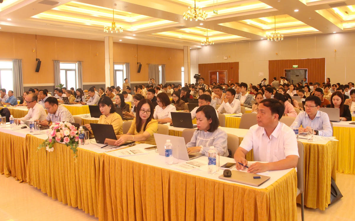 Các đại biểu tham dự tập huấn bầu cử ở phường Tam Kỳ. Ảnh: CV.