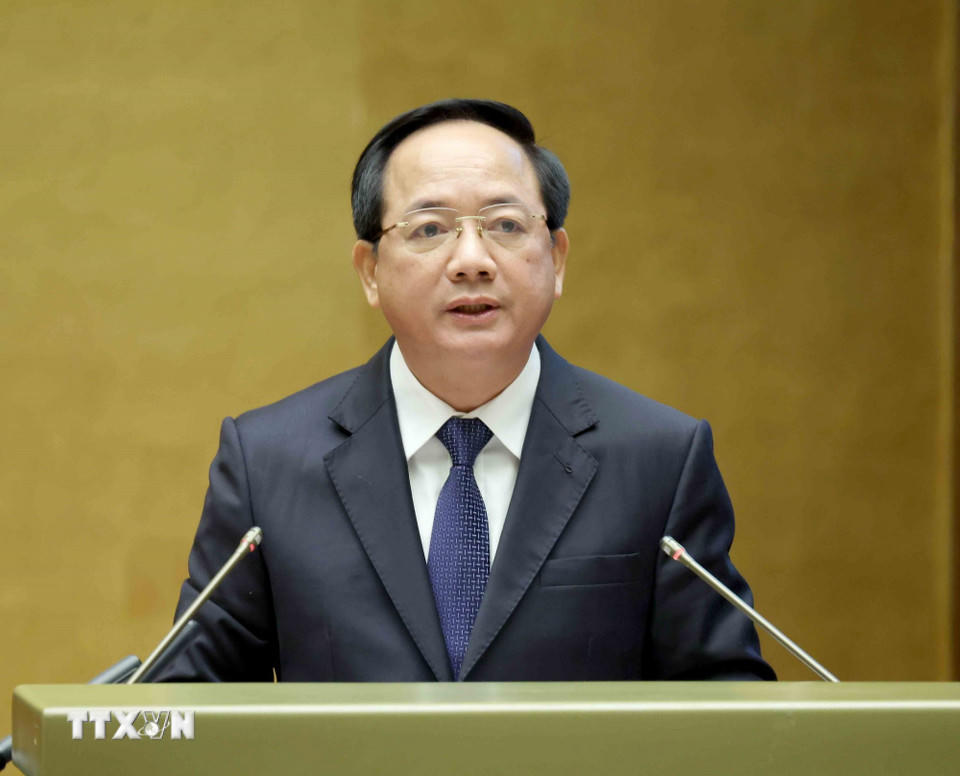 Đồng chí Trịnh Văn Quyết, Uỷ viên Bộ Chính trị, Bí thư Trung ương Đảng, Trưởng Ban Tuyên giáo và Dân vận Trung ương quán triệt nội dung trọng tâm của Nghị quyết số 80-NQ/TW của Bộ Chính trị về phát triển văn hóa Việt Nam. (Ảnh: Phương Hoa/TTXVN).