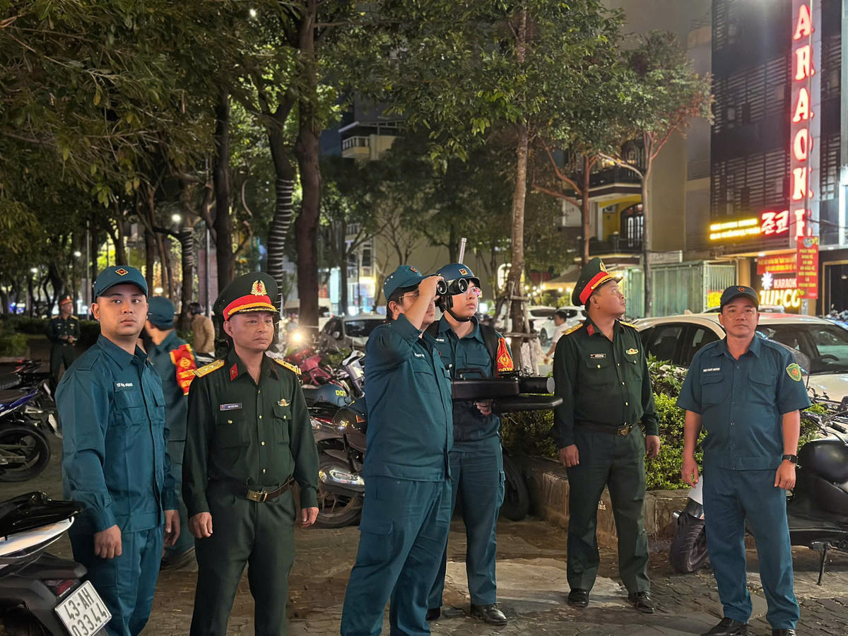 Bộ CHQS TP Đà Nẵng trực 24/24, kiểm soát UAV trái phép. Ảnh: CV.