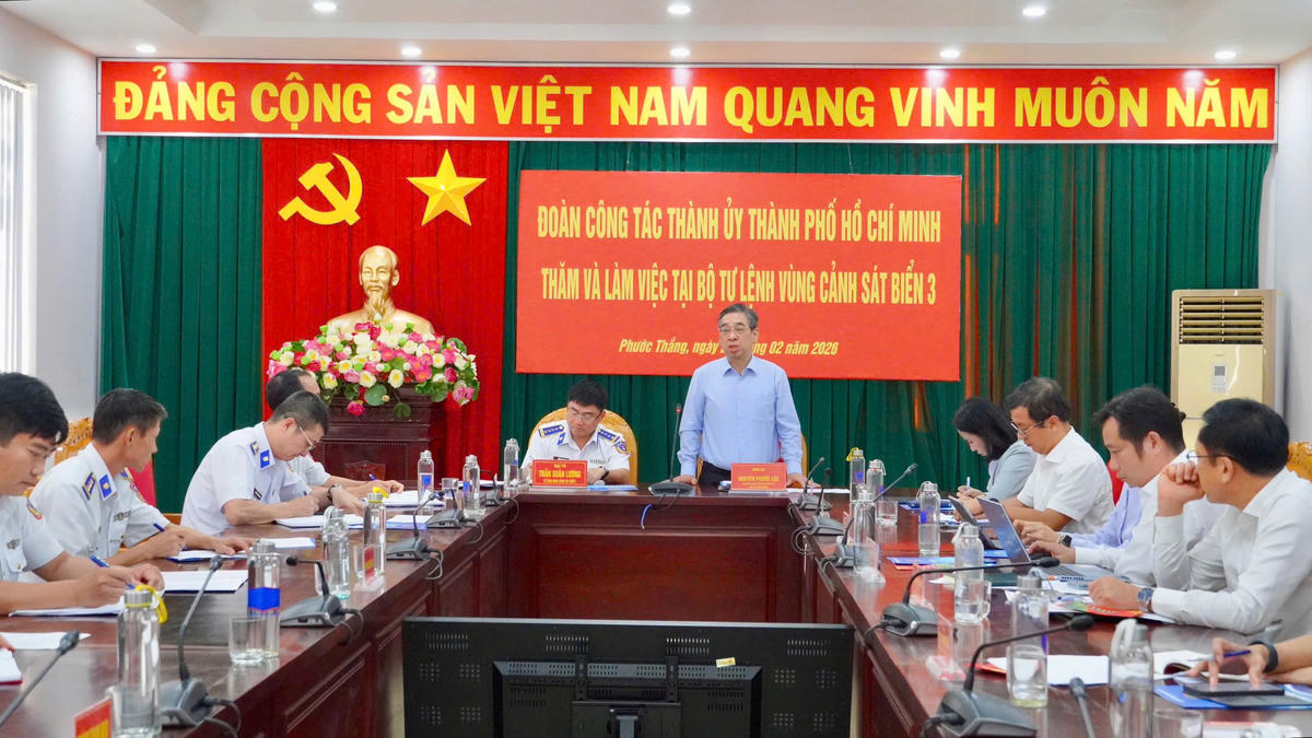Quang cảnh buổi làm việc. Ảnh: Đức Định.
